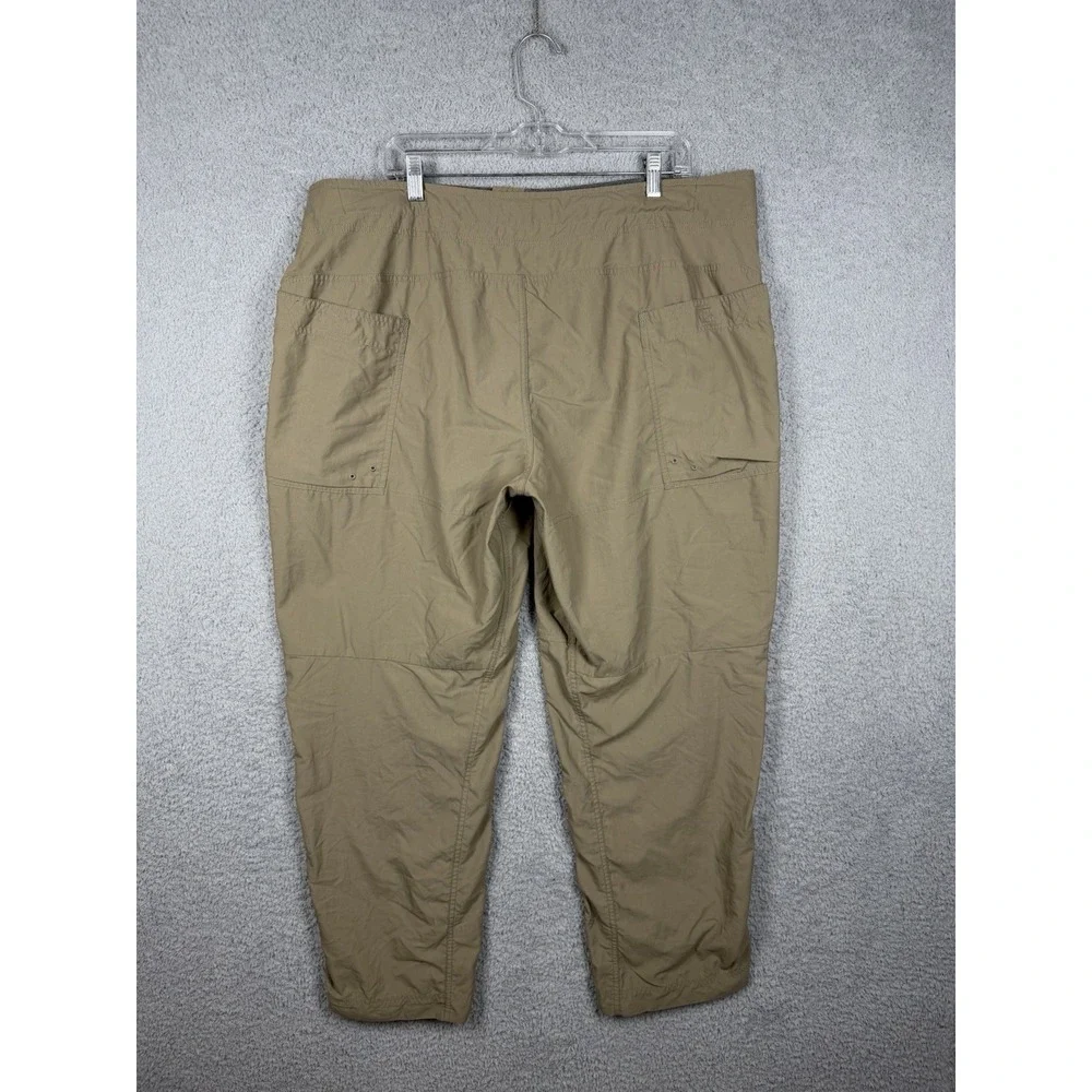 Mountain Hardwear Pants Mens 2XL 42x31 Tan Mesa Belted Hiking Nylon